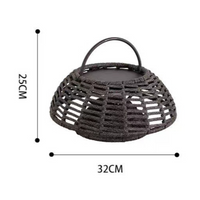 Cauzac™ Eco-friendly Bamboo Pendant Light for Outdoor Charm