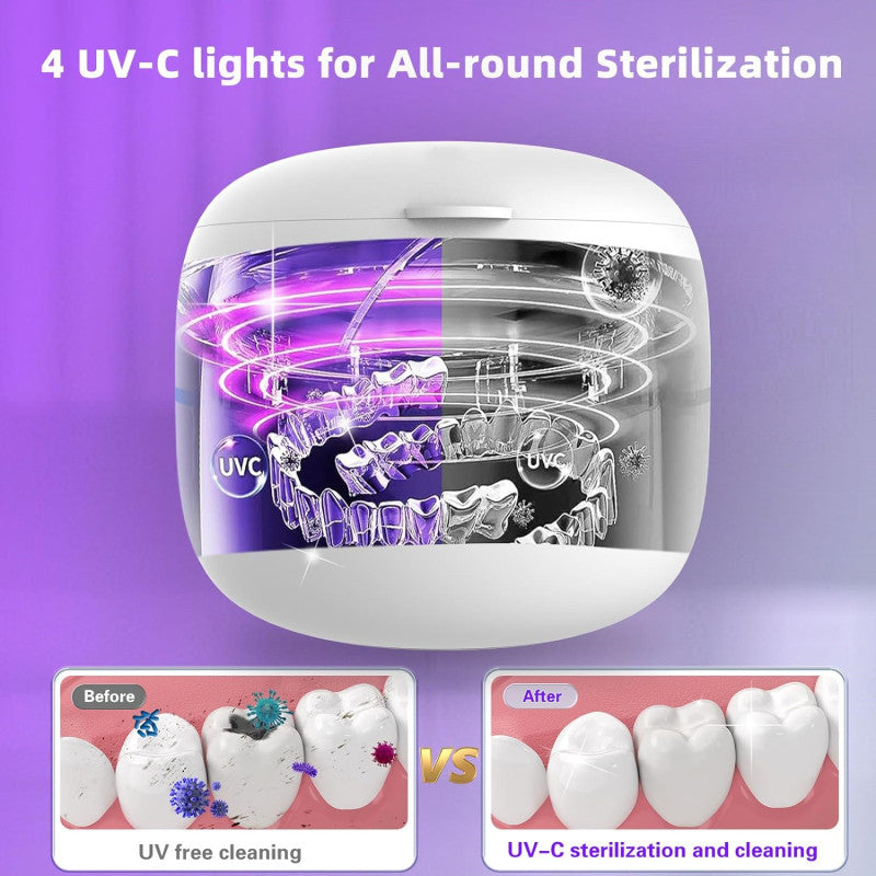 Cauzac™ UltraClean Multifunctional Ultrasonic Cleaner with UV Sanitizer