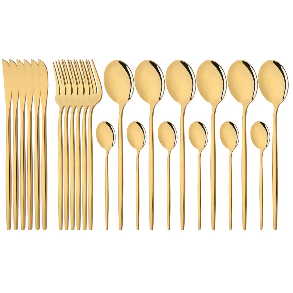 Cauzac™ Elegant Stainless Steel Cutlery Set – Perfect for Every Table