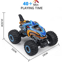 Cauzac™ Interactive Shark Stunt RC Car with Lights & Sounds