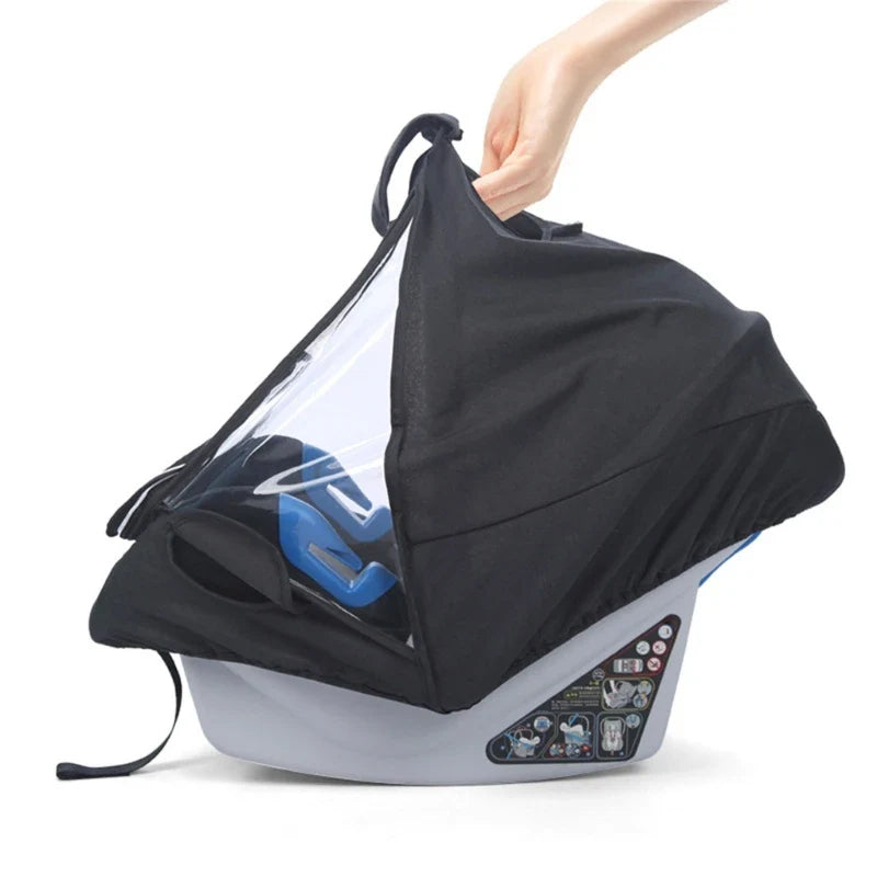 Cauzac™ Universal Baby Car Seat Rain Cover – All-Weather Protection for Your Baby