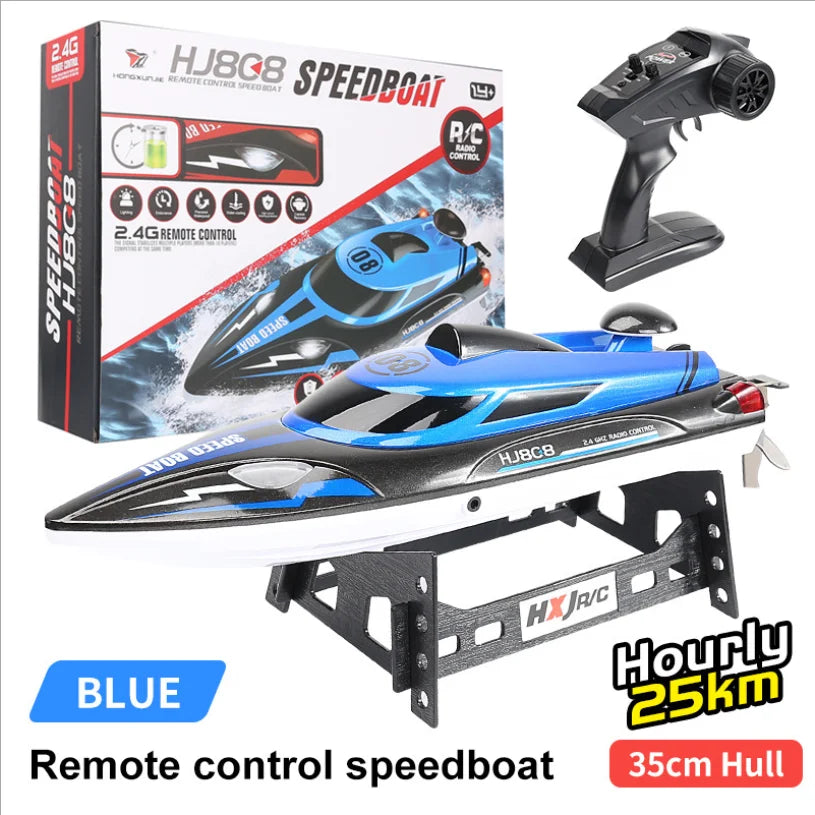 Cauzac™ Thrilling Remote Control Speedboat – Perfect for Racing Aficionados