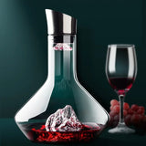 Cauzac™ 1500ml Iceberg Crystal Decanter – Exquisite Lead-Free Wine Aerator