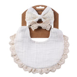 Cauzac™ Luxurious Muslin and Bamboo Baby Bib Set - Pack of 3