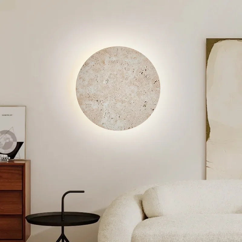 Cauzac™ Timeless Elegance Wall Light with Natural Stone Finish