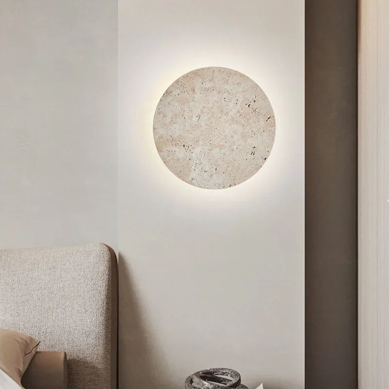Cauzac™ Timeless Elegance Wall Light with Natural Stone Finish