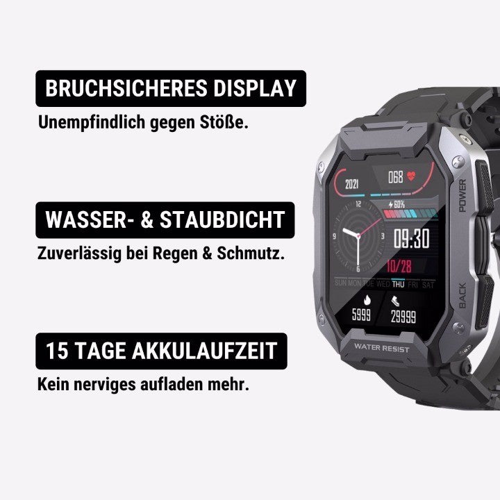 Cauzac™ Advanced Smartwatch - Embrace Style, Strength & Fitness
