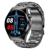 Cauzac™ Smart Health Watch with Integrated Blood Sugar & Pressure Monitoring - Red