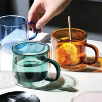 Cauzac™ Tinted Glass Mug for Hot Beverages