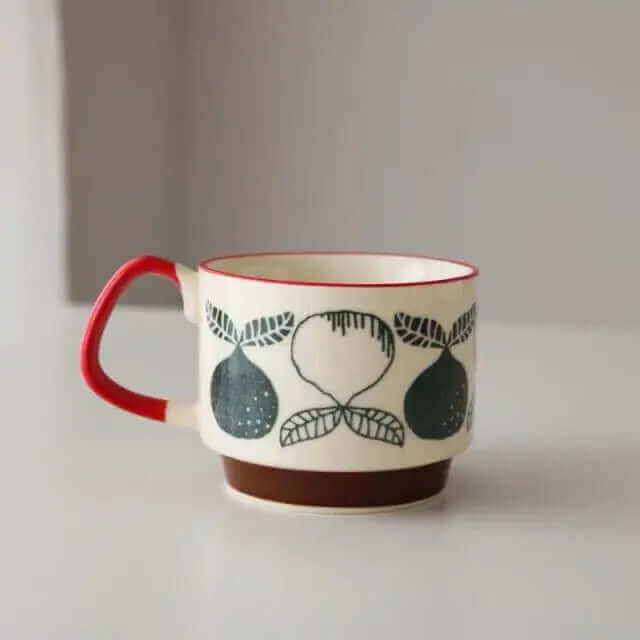 Cauzac™ Retro Ceramic Coffee Cups – 8 Unique Stylish Designs