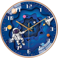 Cauzac™ Children’s Astronaut Wall Clock – Explore Space Every Day