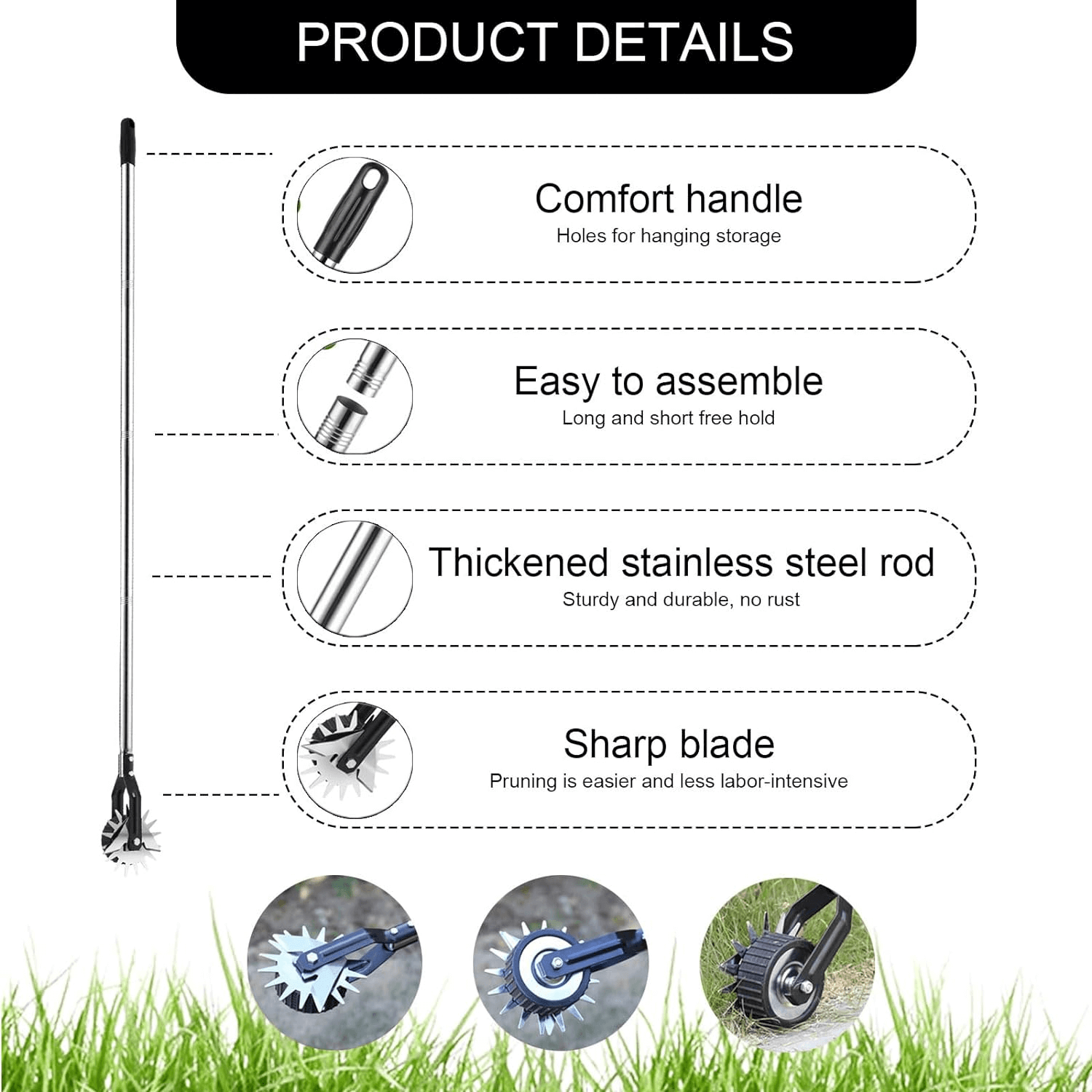 Cauzac™ Efficient Rotary Lawn Edger Tool