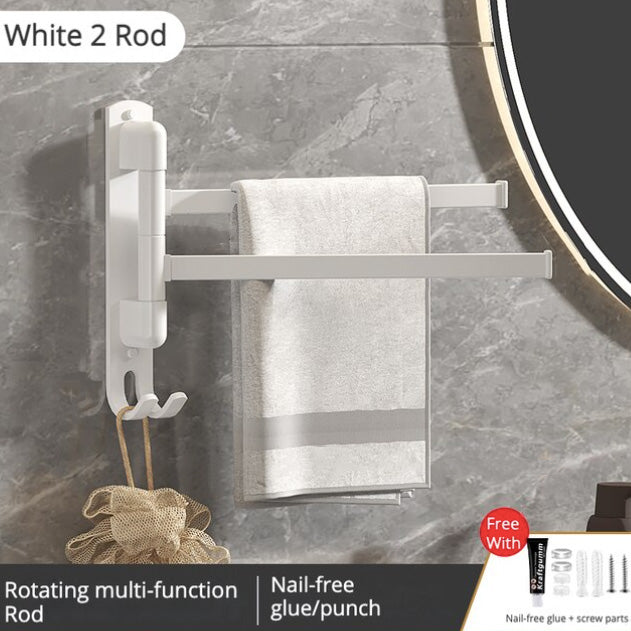 Cauzac™ Rotating Towel Holder - Space-Saving Bathroom Solution