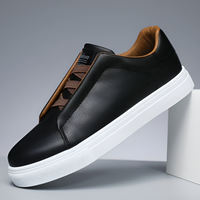 Cauzac™ Premium Leather Men's Sneaker for Everyday Elegance