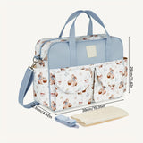 Cauzac™ Versatile Floral Diaper Bag for Busy Parents