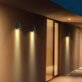 Outdoor wall lamp and LED wall light for garden path lighting