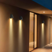 Outdoor wall lamp and LED wall light for garden path lighting