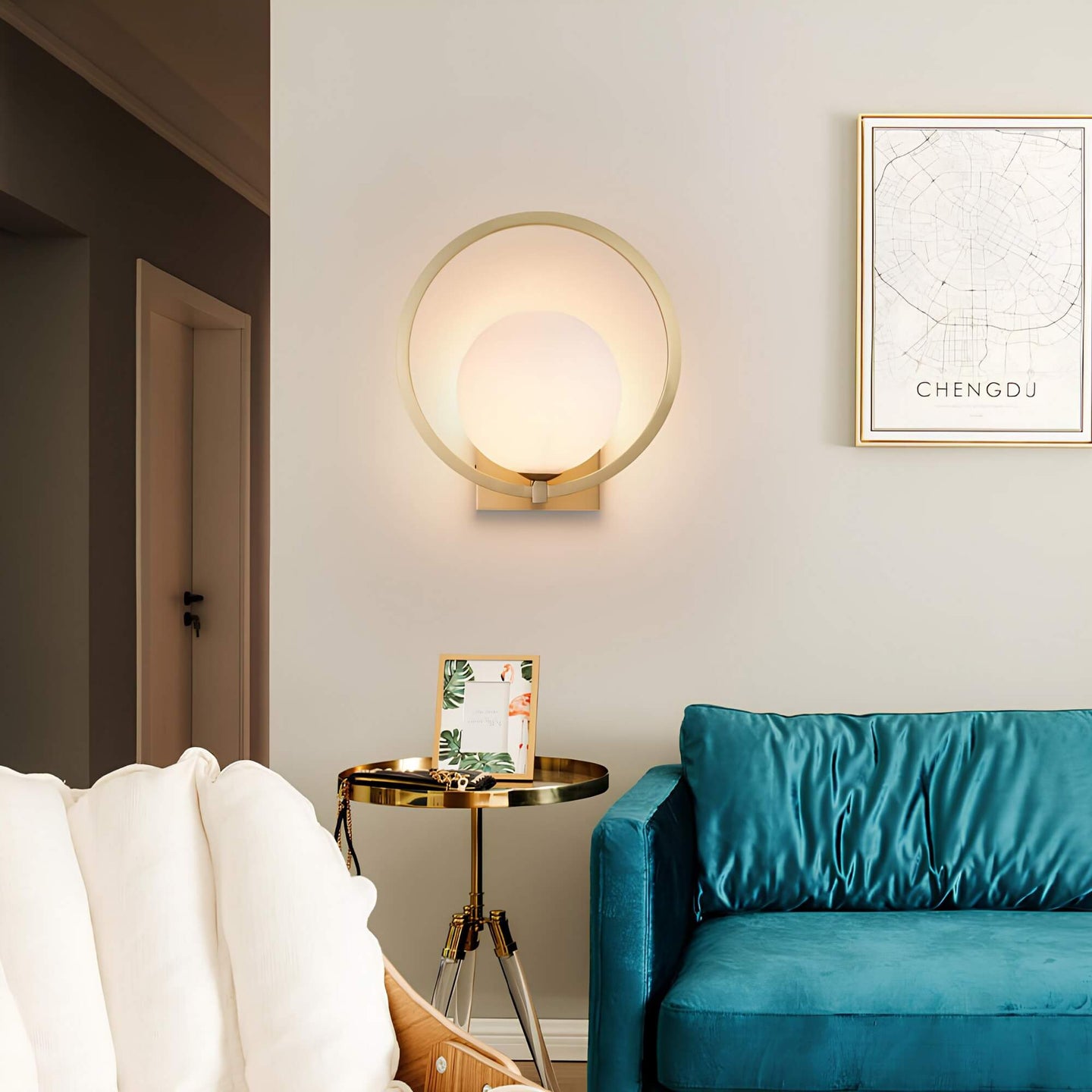 A collection of modern wall lamps for indoor use