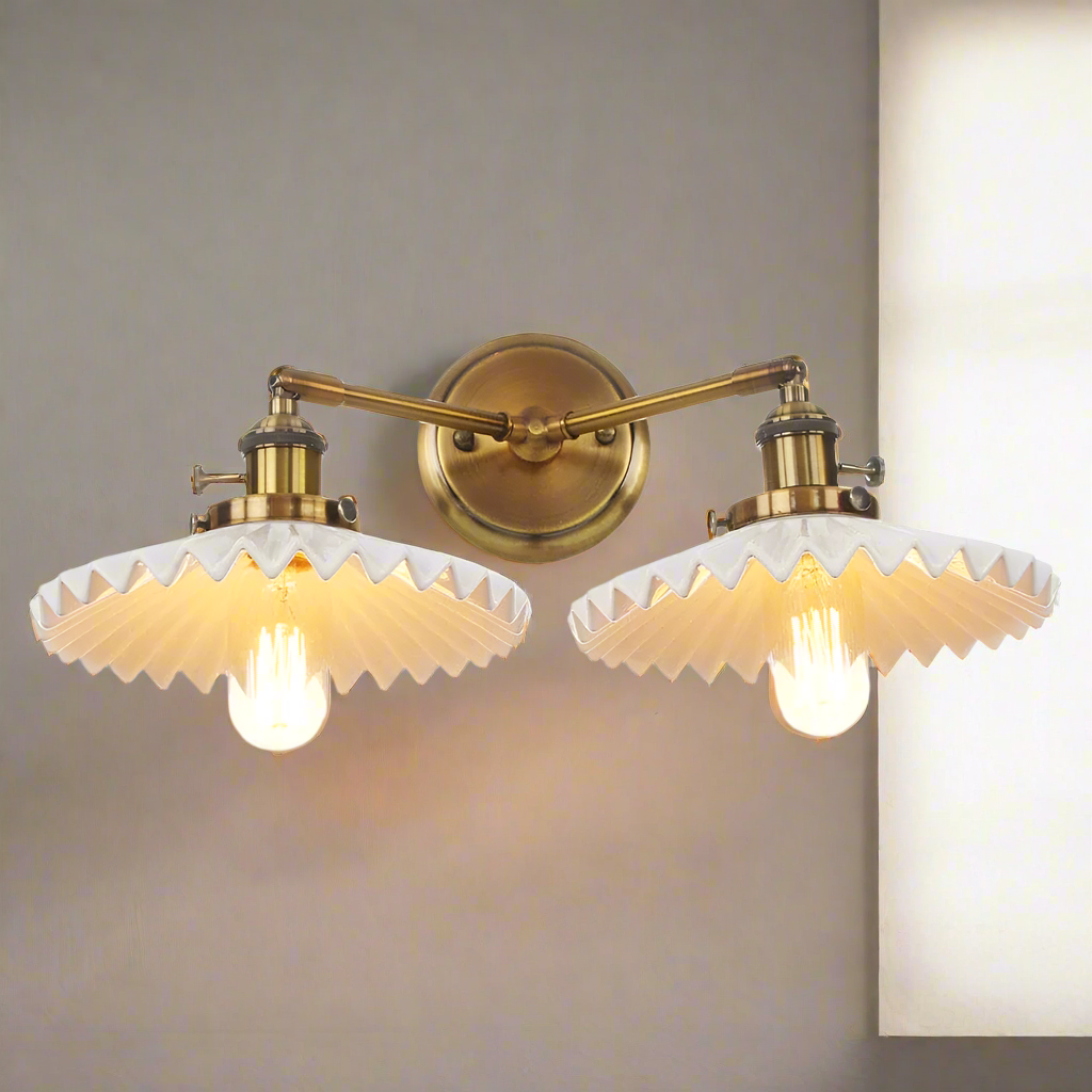 Cauzac™ Elegant Double Ceramic Wall Sconce