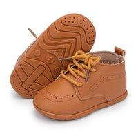 Cauzac™ Baby High Top Leather Shoes - Style, Comfort, and Support for Little Feet!