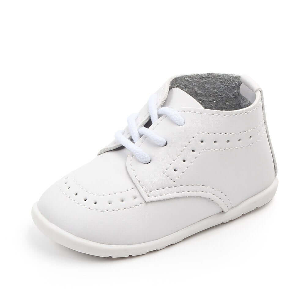 Cauzac™ Baby High Top Leather Shoes - Style, Comfort, and Support for Little Feet!