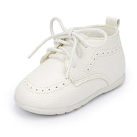 Cauzac™ Baby High Top Leather Shoes - Style, Comfort, and Support for Little Feet!