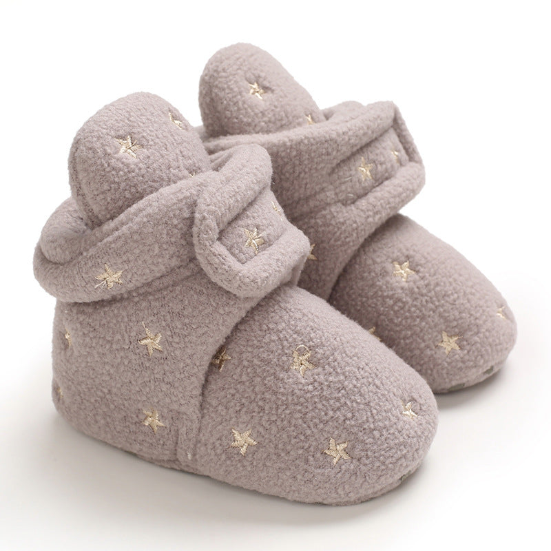 Cauzac™ Cosy Baby Fleece Boots – Anti-Slip Grippers for New Walkers