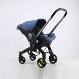 Cauzac™ TravelMate: 2-in-1 Baby Stroller & Car Seat