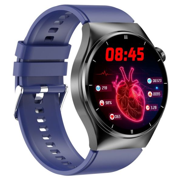 Cauzac™ Smart Health Watch with Integrated Blood Sugar & Pressure Monitoring - Red