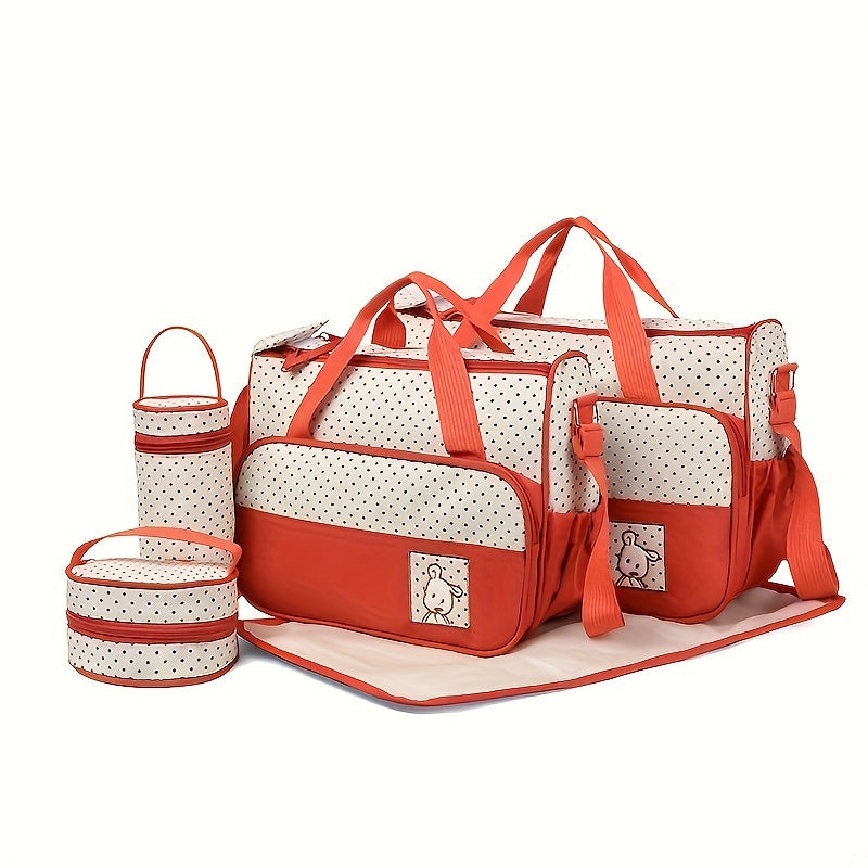 Cauzac™ Multifunctional Mommy Bag Set – Stylish and Spacious for Everyday Use