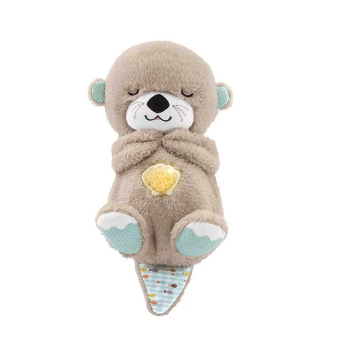 Breathing otter teddy soft toy for newborn