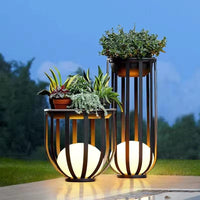 solar garden lamp providing illumination with led garden light in an outdoor setting