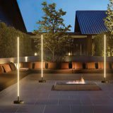 Elegant outdoor solar lamp with LED for garden lighting