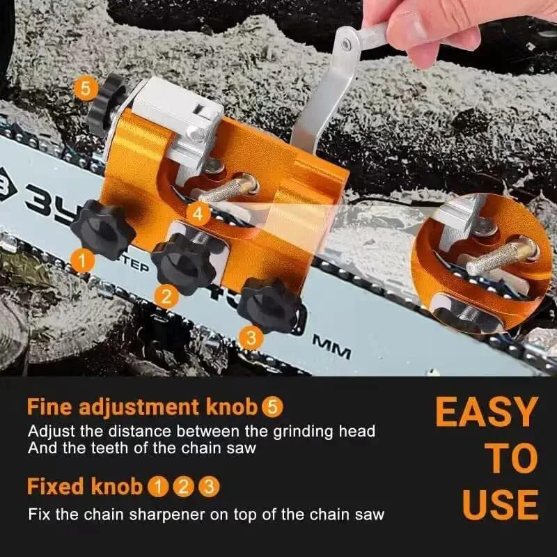 Cauzac™ Efficient Chainsaw Sharpening Jig Set