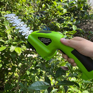 Battery powered lightweight cordless hedge trimmer for garden