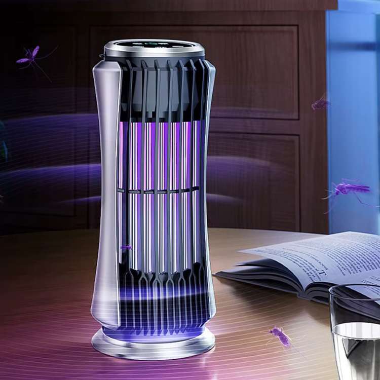 An effective electronic bug zapper device in use