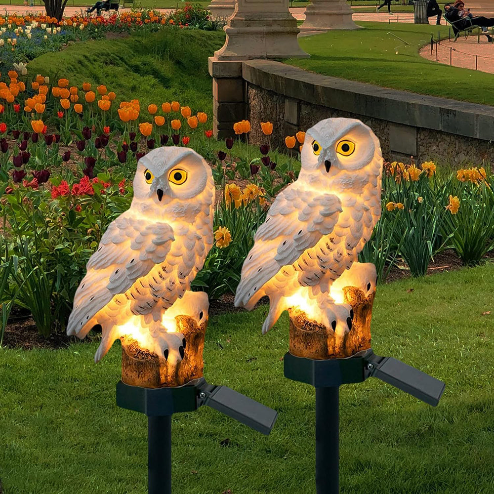 solar powered garden lamp used as outdoor solar lighting