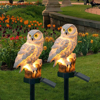 solar powered garden lamp used as outdoor solar lighting