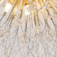 Cauzac™ Dandelion-Inspired Crystal Ceiling Light – Elegant and Stylish