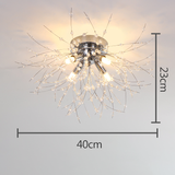 Cauzac™ Dandelion-Inspired Crystal Ceiling Light – Elegant and Stylish