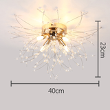 Cauzac™ Dandelion-Inspired Crystal Ceiling Light – Elegant and Stylish