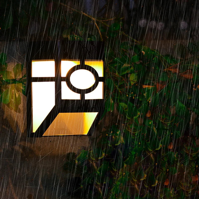 Cauzac™ Solar LED Wall Light Set – Ideal for Elegant Outdoor Illumination