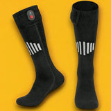 Collection of heated, thermal, and electric socks for winter for both women and men