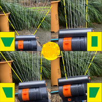 Cauzac™ Adjustable Garden Watering System with Rotating Nozzle — Wide Coverage, Electricity-Free, Ideal for Lawn & Garden Irrigation
