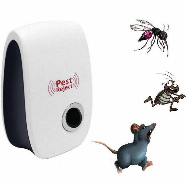 Ultrasonic rat deterrent and repellent device for pest control