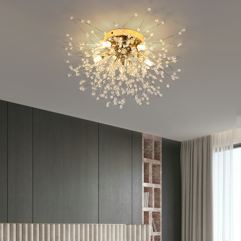 A stylish array of modern chandelier and designer ceiling lights