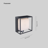 Cauzac™ Contemporary Solar-Powered LED Outdoor Wall Light – Waterproof Design