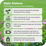 Cauzac™ Dual-Outlet Automatic Water Timer for Precise Outdoor Irrigation