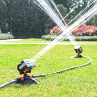 Cauzac™ Adjustable Garden Watering System with Rotating Nozzle — Wide Coverage, Electricity-Free, Ideal for Lawn & Garden Irrigation
