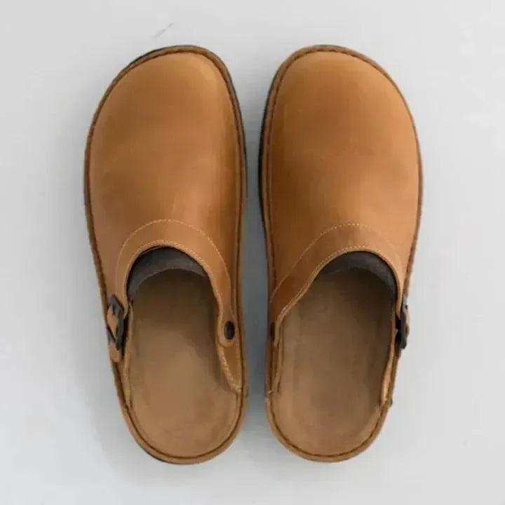 Cauzac™ Premium Leather Slippers for Everyday Comfort